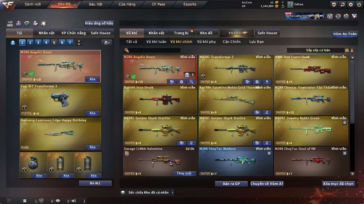 shop acc cf uy tin gia re